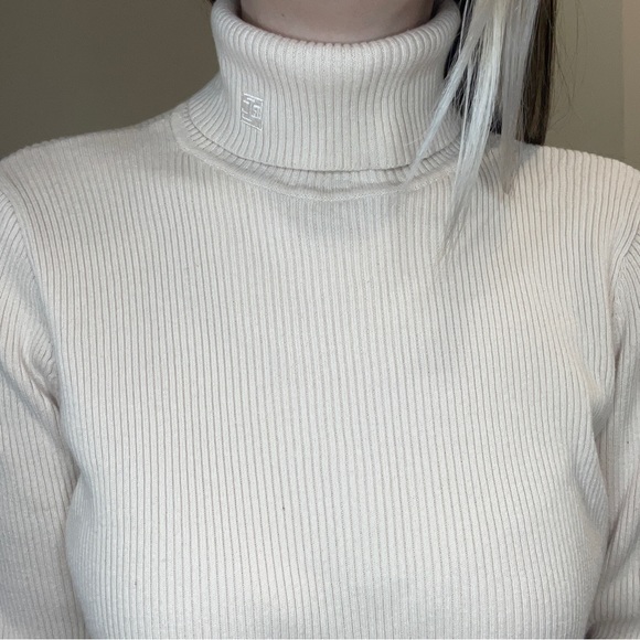 ✨Ralph Lauren✨cream knit turtleneck sweater long sleeve - Picture 6 of 8
